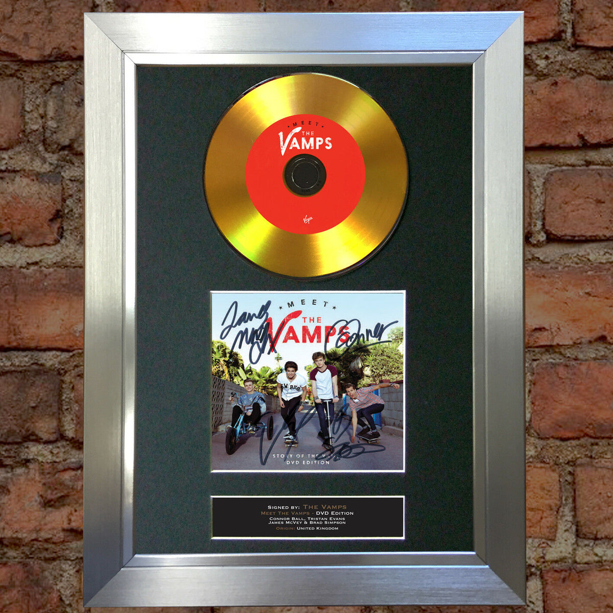 101 The Vamps - Meet the Vamps Gold CD – The Autograph Gallery