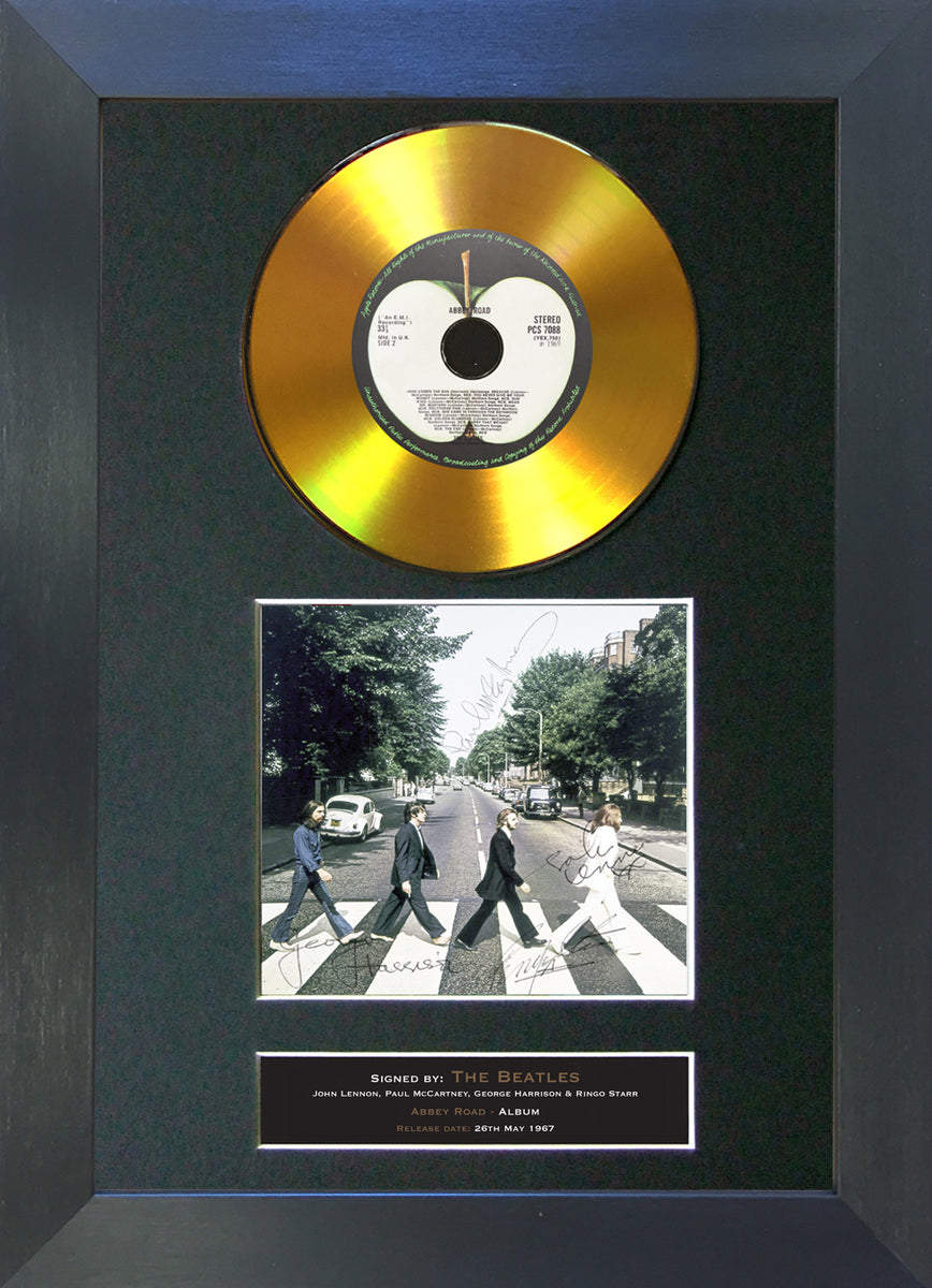 The Beatles - Abbey Road - 14K Gold Plated, Limited Edition Album – Gold  Records USA