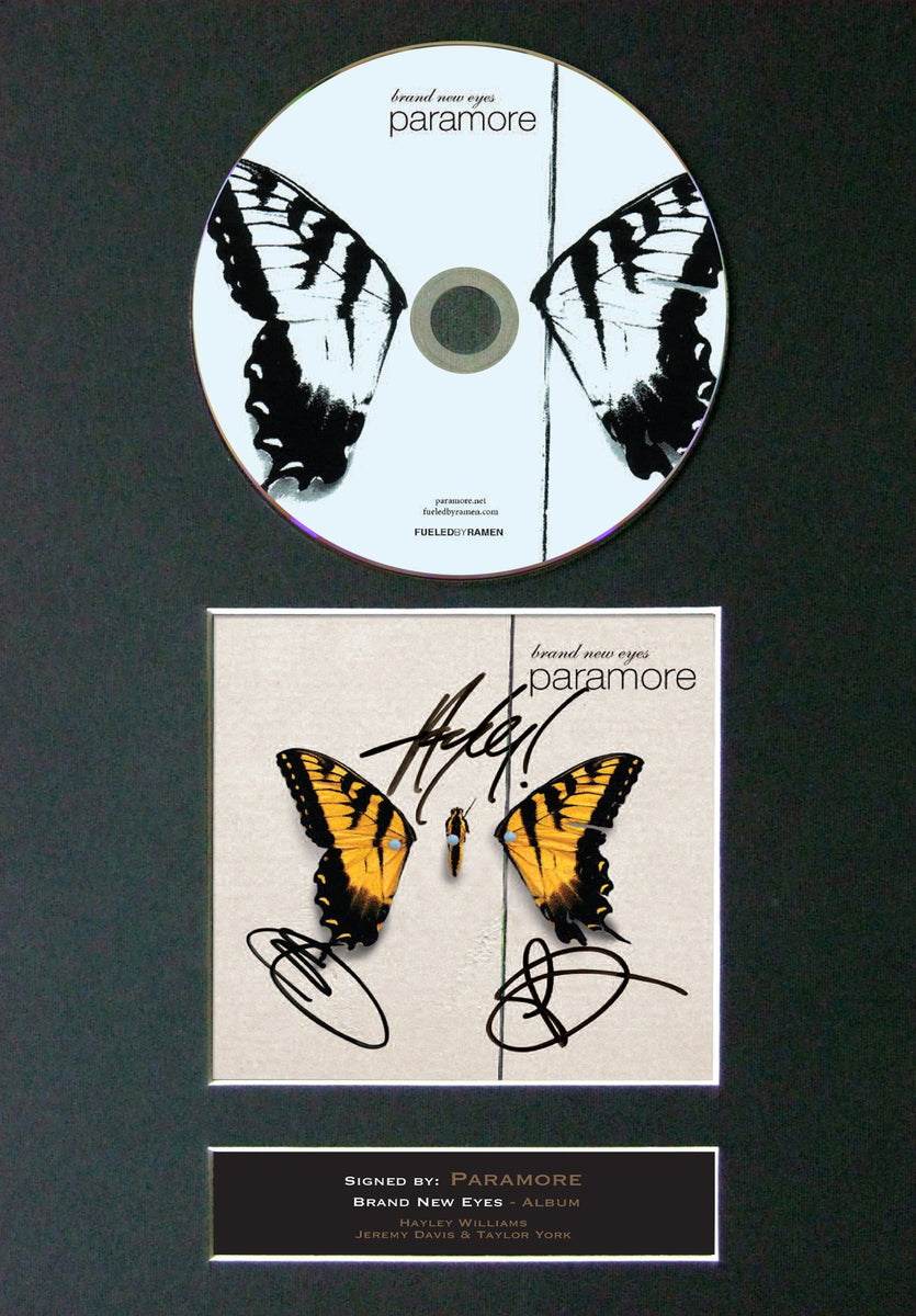 I just realized that inside the CD of Paramore's Brand New Eyes