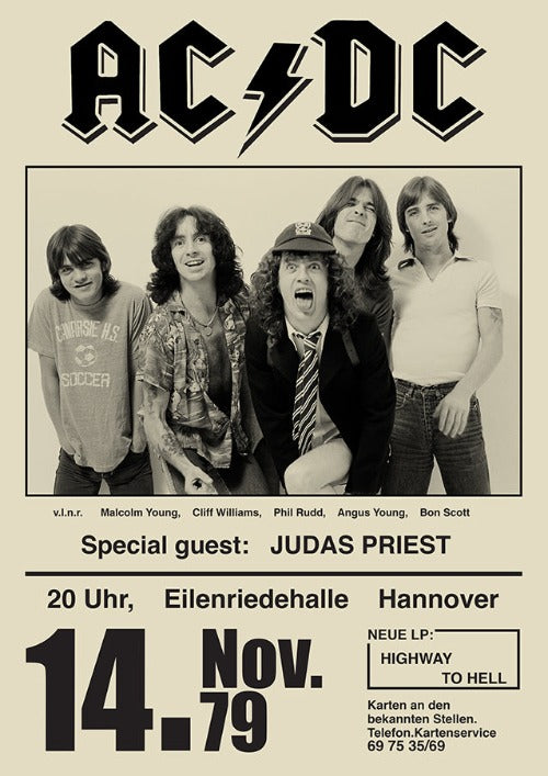 AC/DC - Judas Priest #2 Poster