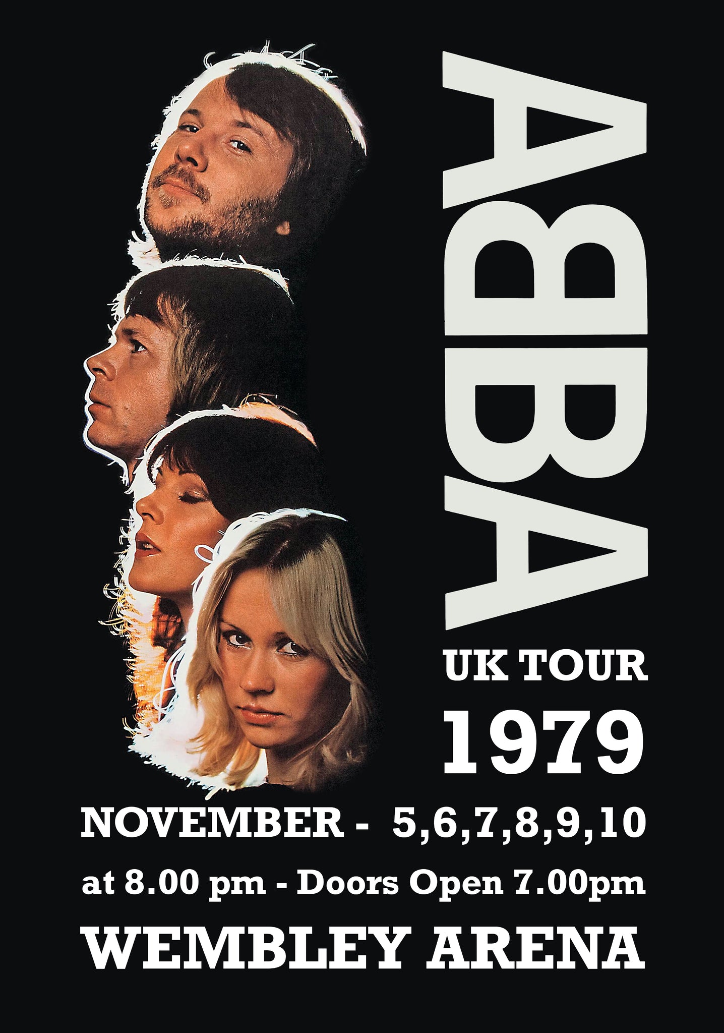 Abba UK Tour 1979 #1 Poster