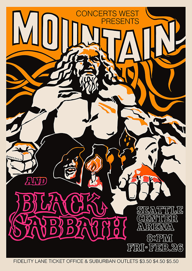 Black Sabbath - Mountain Poster #1