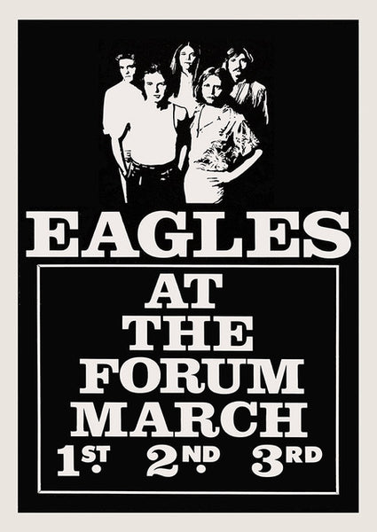 Eagles - At The Forum Poster #2