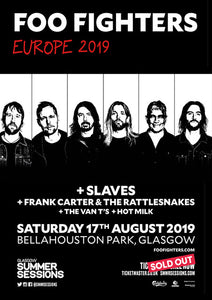 Foo Fighters Europe 2019 Poster #1