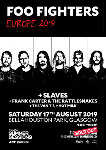 Foo Fighters Europe 2019 Poster #1