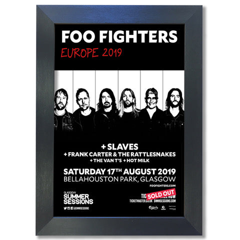 Foo Fighters Europe 2019 Poster #1