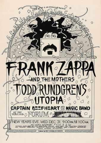 Frank Zappa And The Mothers Poster #1