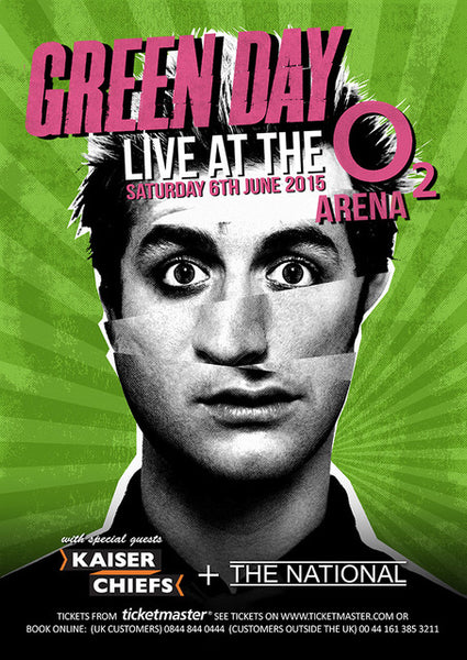 Green Day - O2 Arena Poster #1