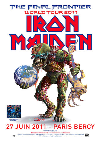 Iron Maiden - The Final Frontier World Tour 2011 Poster #1