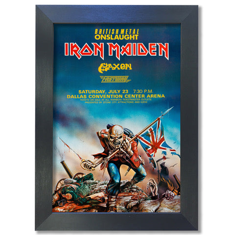 Iron Maiden - British Metal Onslaught Poster #2