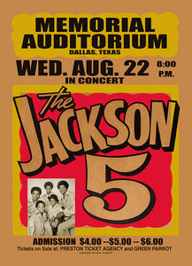 The Jackson 5 - Memorial Auditorium Poster #1