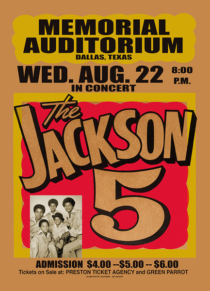 The Jackson 5 - Memorial Auditorium Poster #1