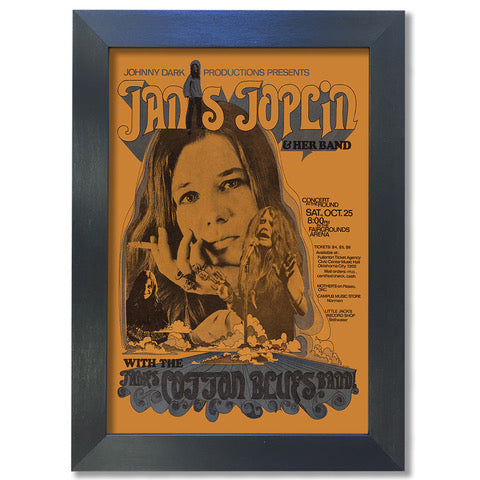 Janis Joplin -Thinks Cotton Blues Band Poster #2