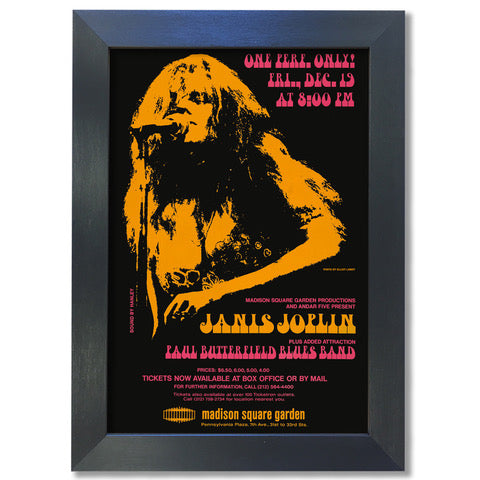 Janis Joplin - Paul Butterfield Blues Band Poster #1