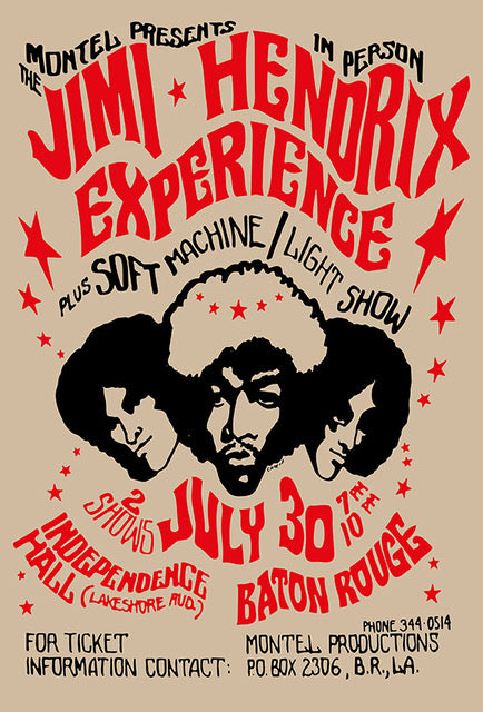 Jimi Hendrix Experience Poster #1