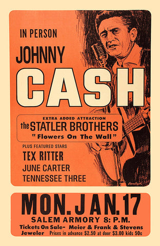 Johnny Cash - The Statler Brothers Poster #1