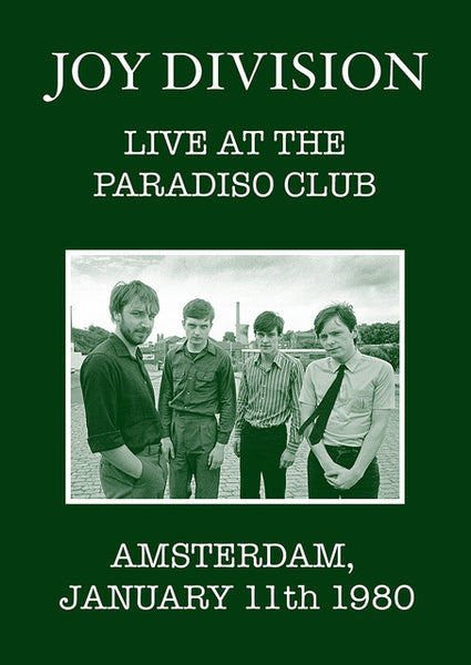 Joy Division - Live At The Paradiso Club Poster #1