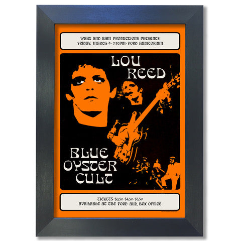 Lou Reed - Blue Oyster Cult Poster #2