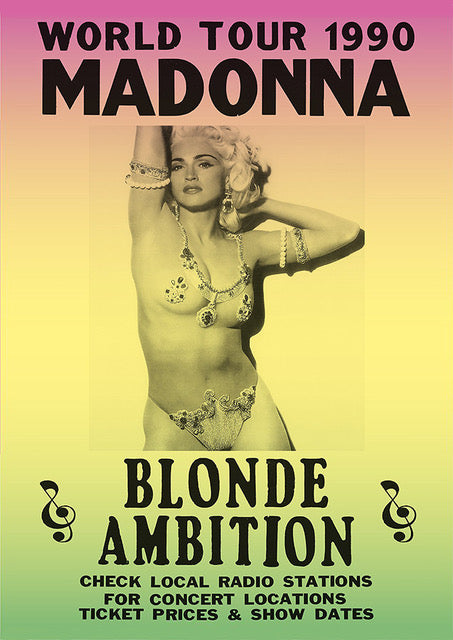 Madonna - Blonde Ambition Poster #1