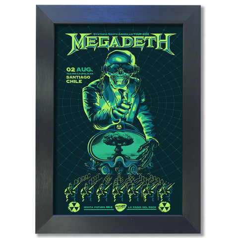 Megadeth - Santiago Chile Poster #1