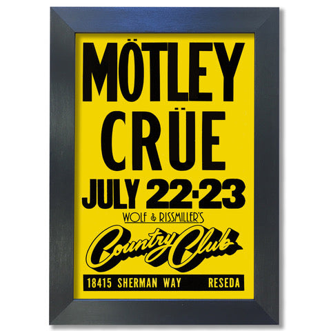 Motley Crue - County Club Poster #1