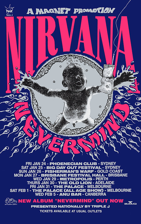 Nirvana - Nevermind Poster #1