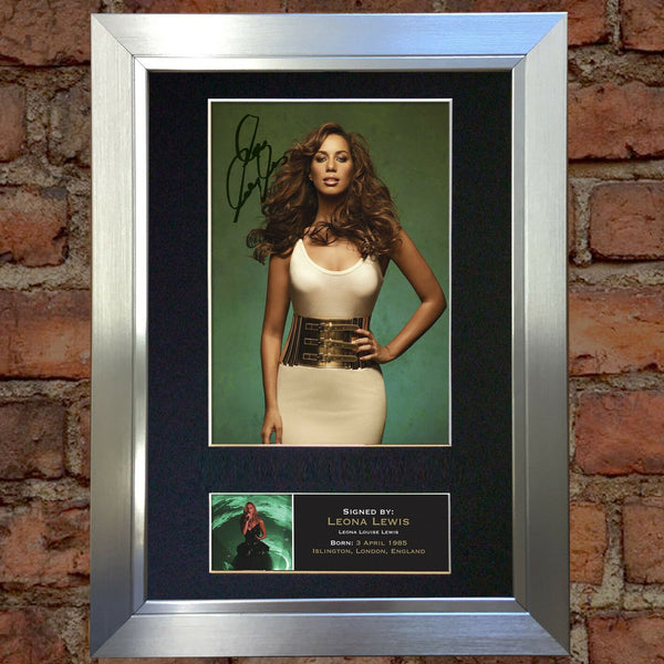 LEONA LEWIS Mounted Signed Photo Reproduction Autograph Print A4 241