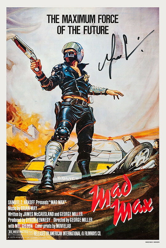 MAD MAX 1979 Autograph POSTER Signed by 6 of Cast Rare Quality Print