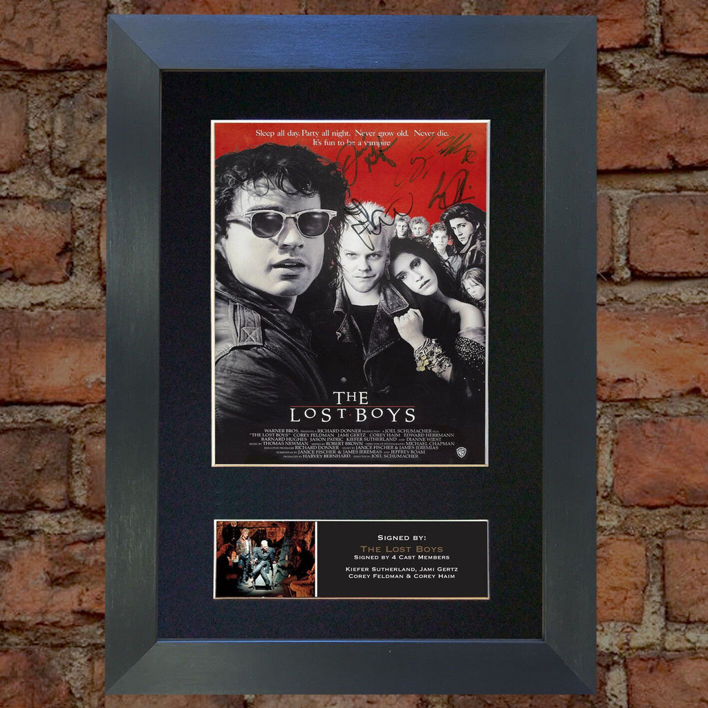 THE LOST BOYS Movie Poster Quality Autograph Mounted Signed Photo RePr –  The Autograph Gallery