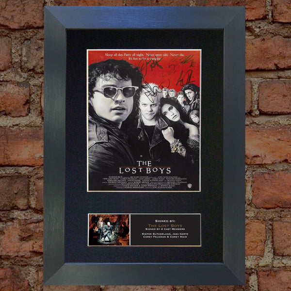 THE LOST BOYS Movie Poster Quality Autograph Mounted Signed Photo RePrint A4 731