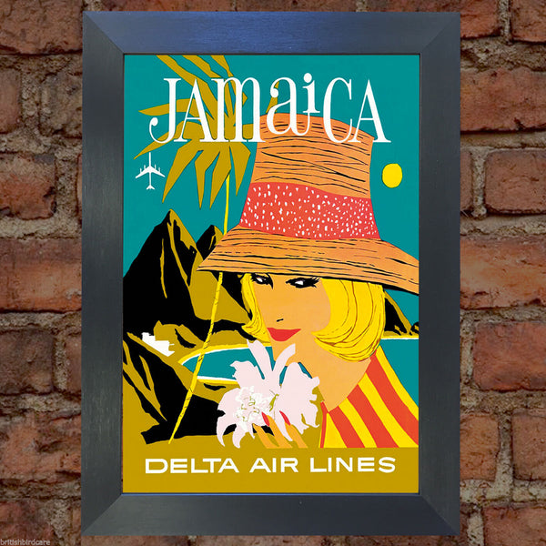 JAMACA #2 VINTAGE RETRO TRAVEL Poster Nostalgic Home Art Print Wall Decor #43