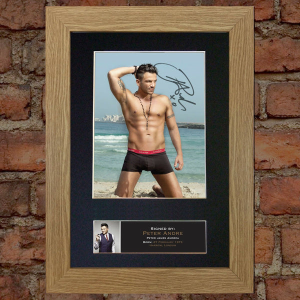 PETER ANDRE no2 Signed Autograph Quality Mounted Reproduction Photo PRINT A4 594