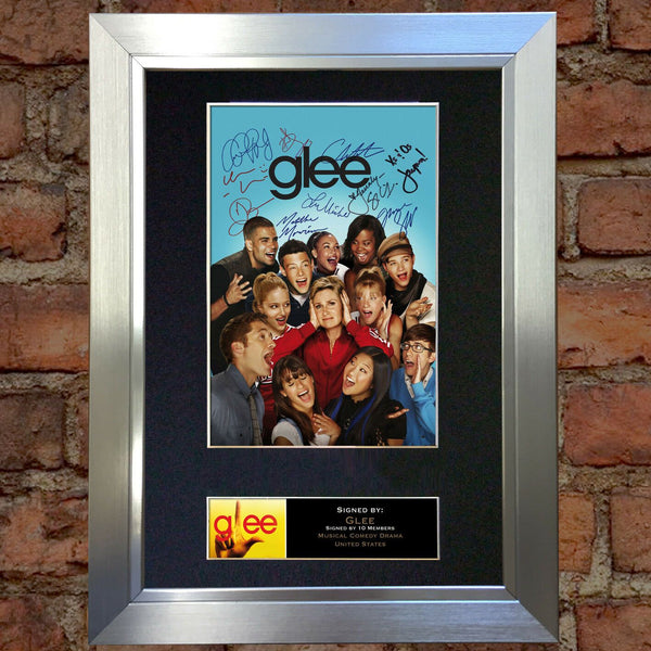 GLEE Mounted Signed Photo Reproduction Autograph Print A4 118