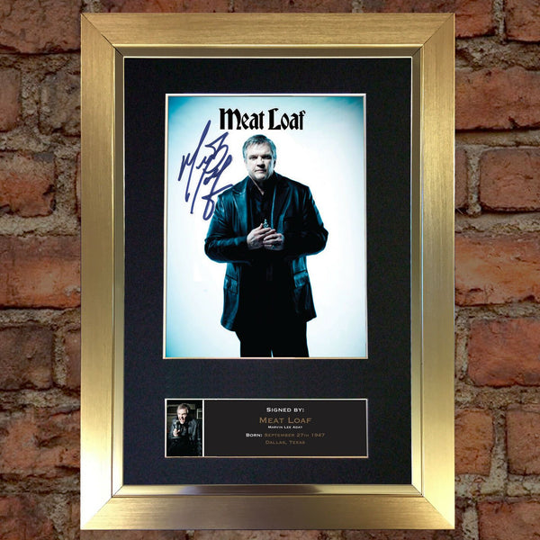 MEAT LOAF Signed Autograph Mounted Photo Repro A4 Print 507