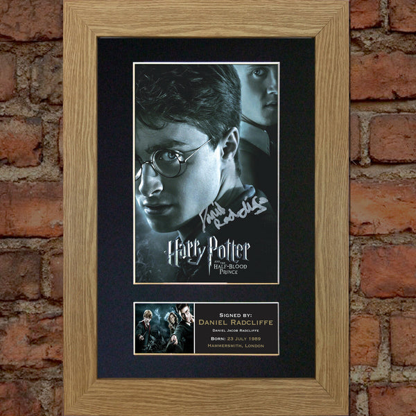 DANIEL RADCLIFFE harry potter Mounted Signed Reproduction Autograph Print A4 134