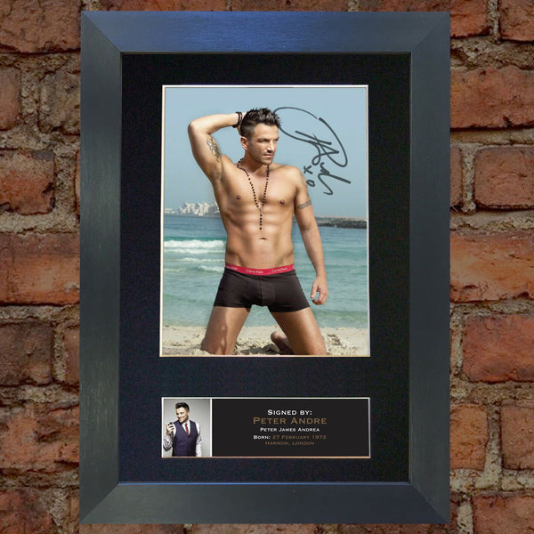 PETER ANDRE no2 Signed Autograph Quality Mounted Reproduction Photo PRINT A4 594