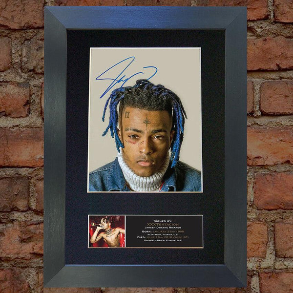 XXXTentacion Jahseh Ricardo  Signed Autograph Mounted Quality Photo Repro A4 772