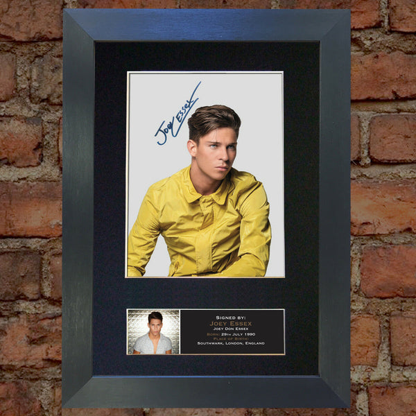 JOEY ESSEX Signed Autograph Mounted Photo Reproduction A4 Print 418