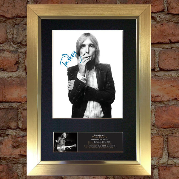 TOM PETTY Quality Autograph Mounted Signed Photo Reproduction Print A4 710