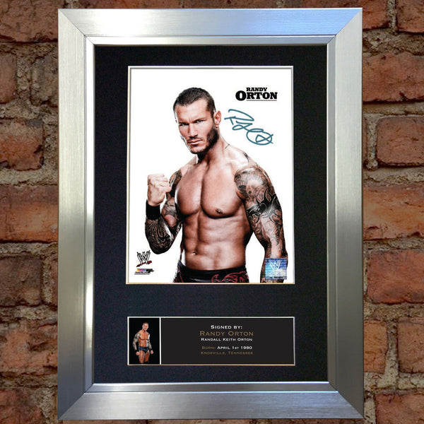 RANDY ORTON WWE Signed Autograph Mounted Photo Repro A4 Print 423