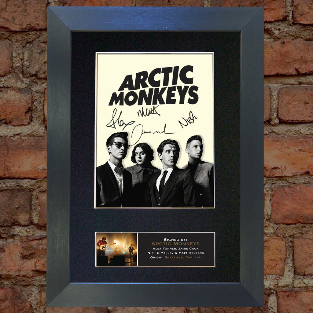 Arctic Monkeys Autograph Signed & Framed Photo