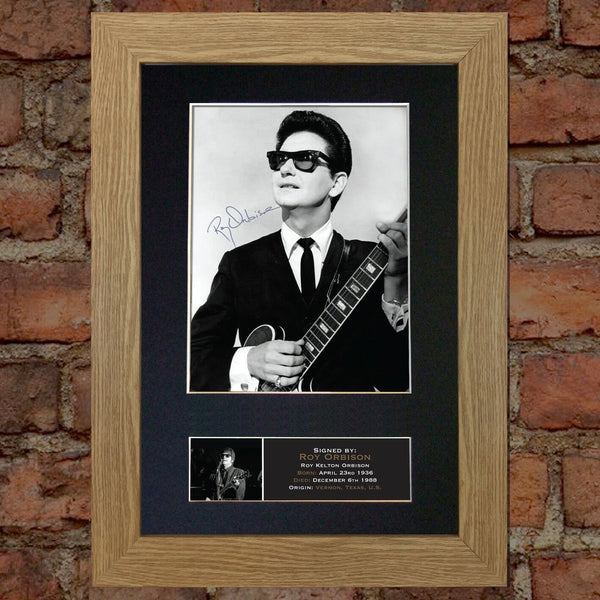 ROY ORBISON Quality Autograph Mounted Reproduction Signed Photo PRINT A4 378