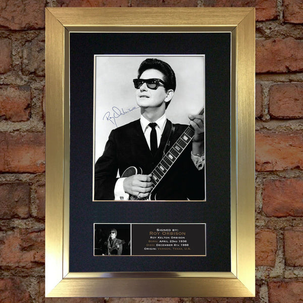 ROY ORBISON Quality Autograph Mounted Reproduction Signed Photo PRINT A4 378