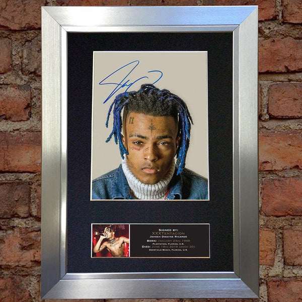 XXXTentacion Jahseh Ricardo  Signed Autograph Mounted Quality Photo Repro A4 772