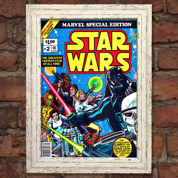 STAR WARS Comic Cover 2nd Edition Reproduction Rare Vintage Wall Art Print #20