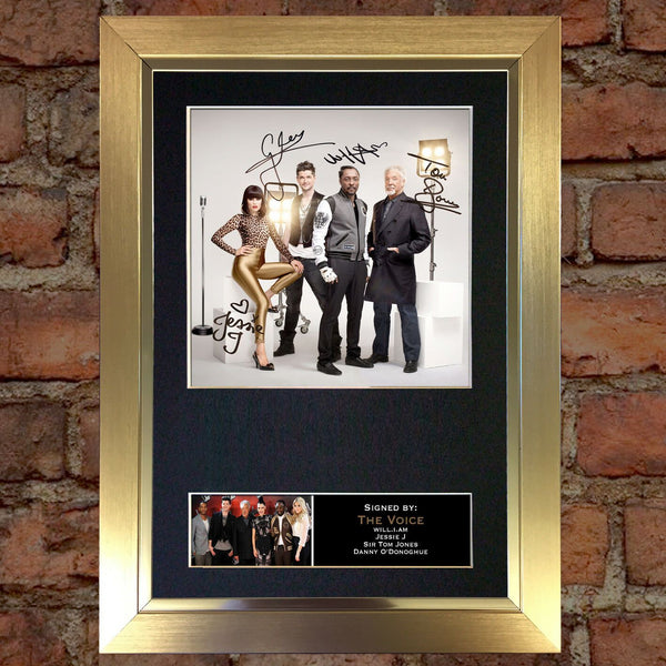 THE VOICE Series 1 Mounted Signed Photo Reproduction Autograph Print A4 11