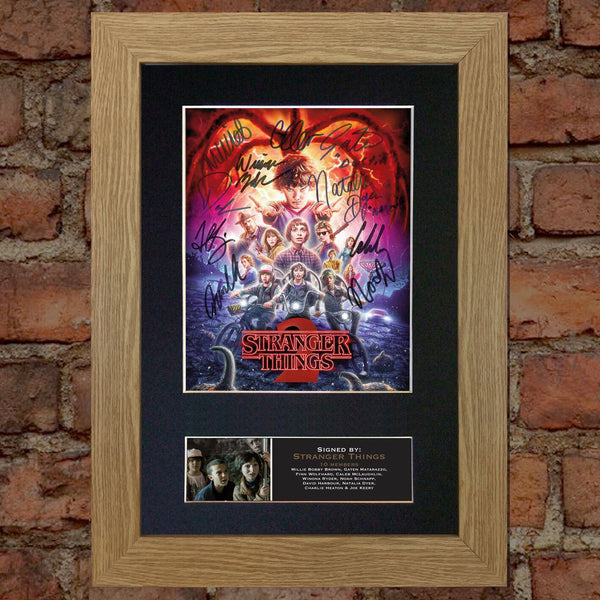 STRANGER THINGS Quality Autograph Mounted Signed Photo RePrint Poster A4/A3 #743
