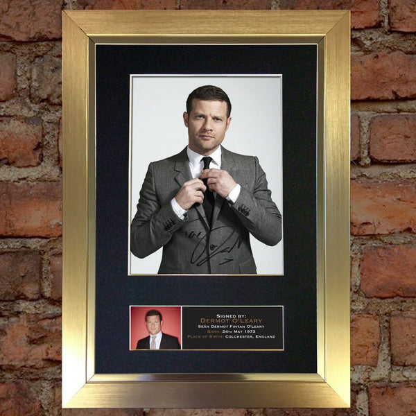 DERMOT O'LEARY Autograph Mounted Photo Reproduction QUALITY PRINT A4 404