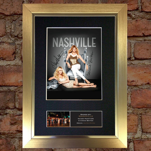 NASHVILLE Mounted Signed Photo Reproduction Autograph Print A4 368