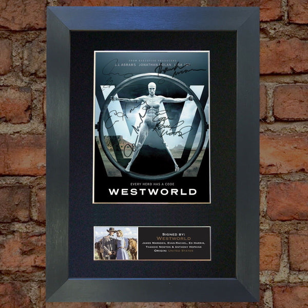 WESTWORLD Signed Autograph Mounted TV Series Photo PRINT A4 613